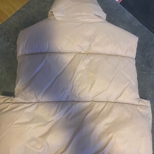 Puffer Vest in Light Blush Pink